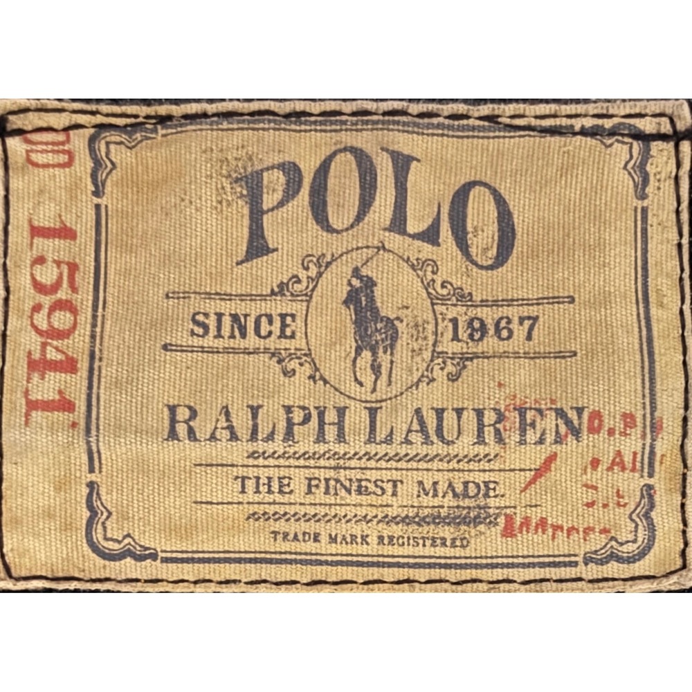 New Polo Ralph Lauren Jeans Mens 38/32 Dark Indigo Blue Excellent Straight Leg - Picture 6 of 9